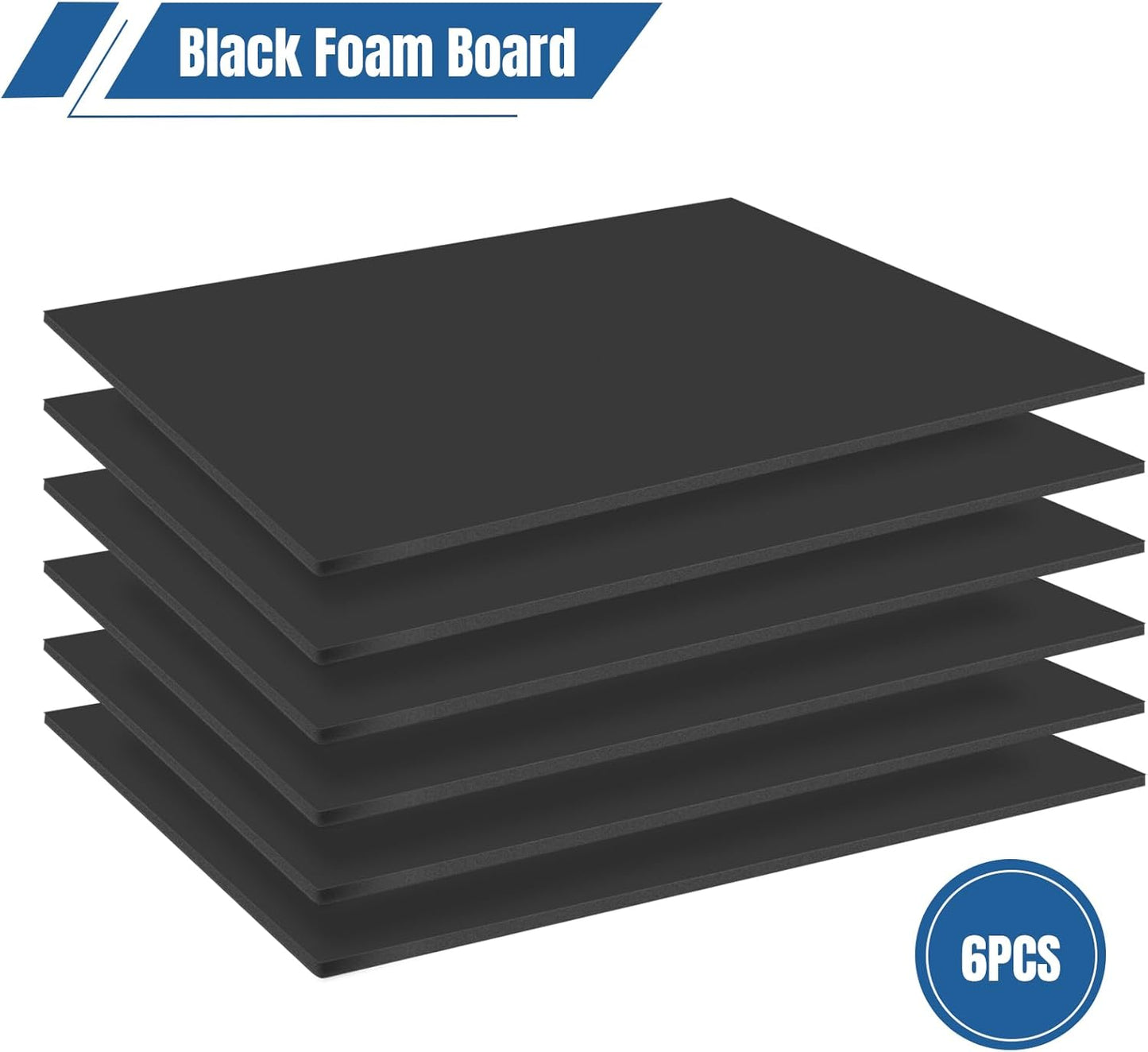 3 Pack White Foam Board 24"x36", 0.23" Thick Foam Core Board for Projects, White Poster Board for Painting, Displaying, and Craft Projects