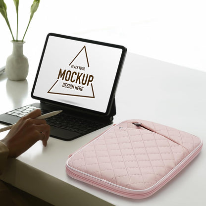 MoKo 9-11 Inch Tablet Sleeve Carrying Case with Handle, Padded Protective Travel Bag for New 11-inch iPad Air 4 2026/Pro M5/ A16, iPad 10th/Air 5/4th 10.9, i-Pad 9/8th 10.2,Tab S9/S8 11, Black