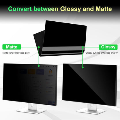 Laptop Privacy Screen 14 Inch 16:9 Aspect Ratio, Laptop Screen Privacy Shield Compatible With Lenovo Hp Dell Acer Asus Thinkpad Envy Xps, Removable Anti Glare Blue Light Computer Filter Protector