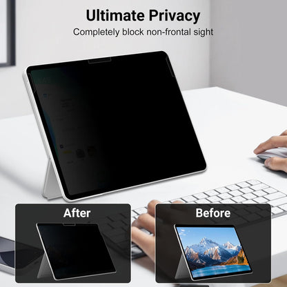 13.8 Inch Magnetic Privacy Screen for Microsoft Surface Laptop 7, Removable Anti Glare Screen Protector, Blue Light Computer Filter, Anti Spy Easy Install