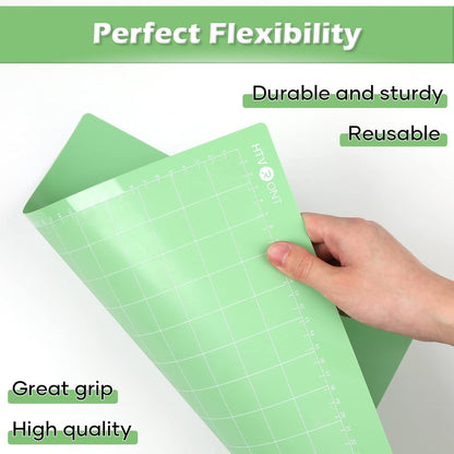 HTVRONT 5 Packs Self Healing Cutting Mat- 12" x 18” Double-Sided Cutting Mats for Crafts, A3 High-Density Sewing Mat with Grid for Fabric Quilting Modeling Hobby Scrapbooking Project