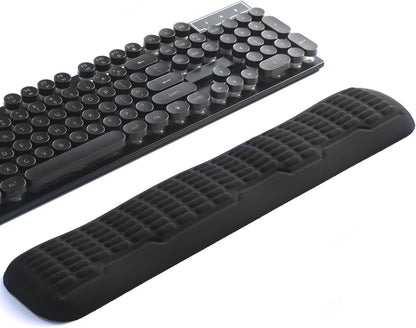 UnivoColors Ergonomic Mouse Wrist Rest,Latest 3.0 Wave Curve Design,High-Resilience Memory Foam Non-Slip Base,Reduces Wrist Fatigue,Ideal for Office Gaming & Long Hours of Use(Black)