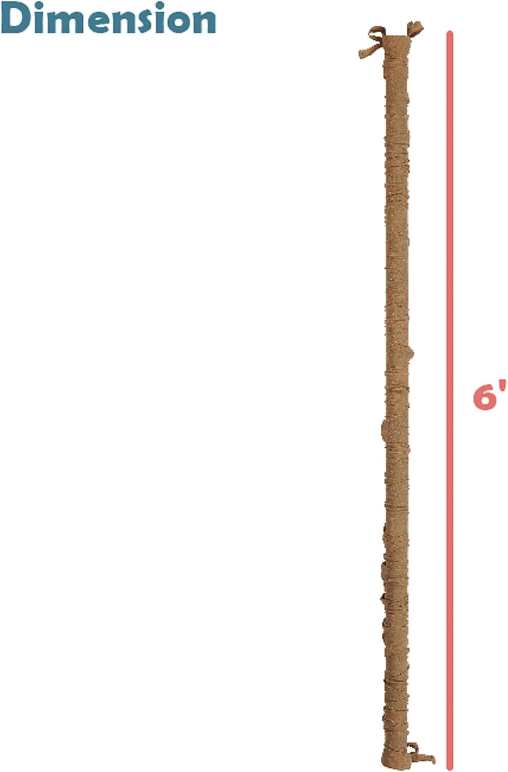 Aspen Creative 15013-21A, 6' Wheat Faux Silk Fabric Cord & Chain Cover, Easy to Install for Lighting Fixture, Cable Management, Lamp Wire Cover