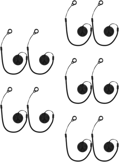 Angoily 10 Pcs Retractable Tether Lanyard for Stylus Pens with Elastic Stretchy Pen Leash Anti-Lost Holder for Tablet and Clipboard Use at Desk and Drawing