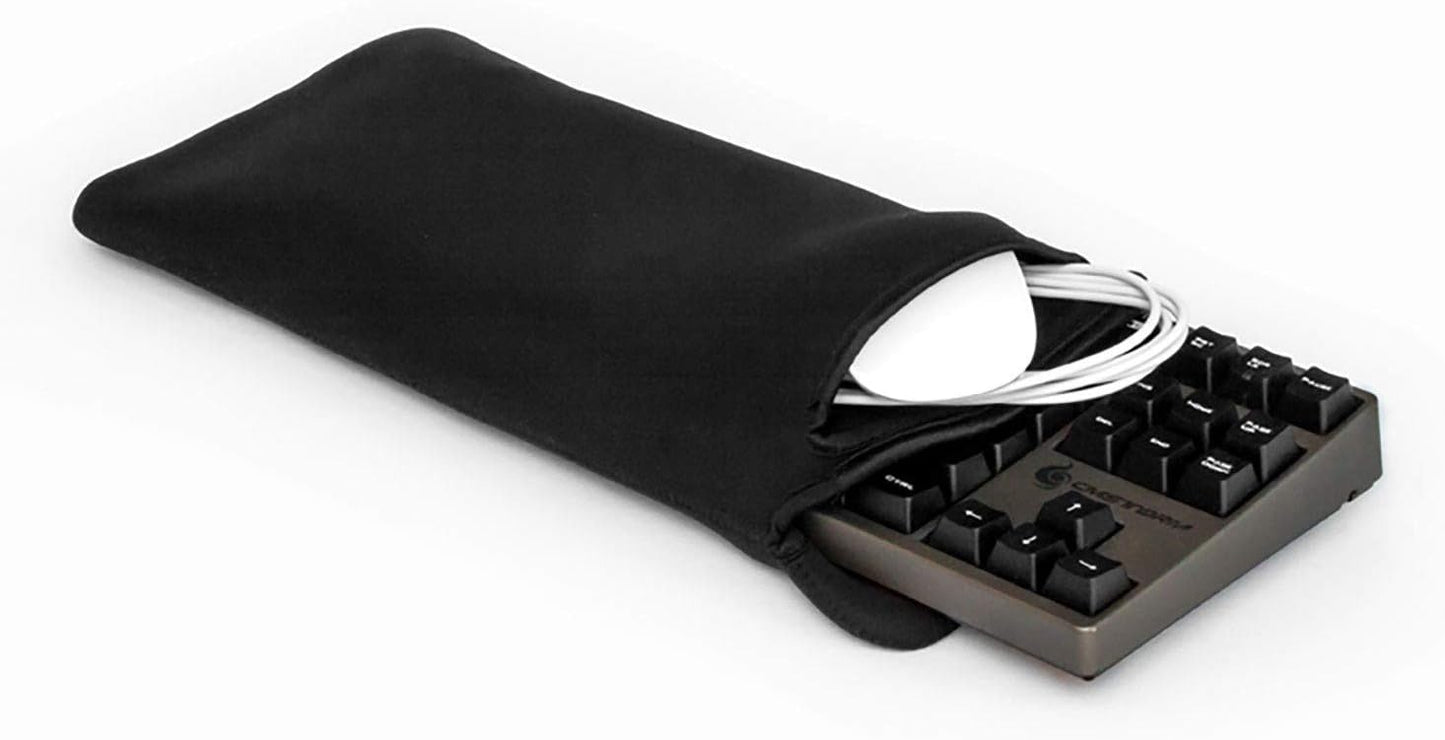 GRIFITI Chiton Fat 14 7" x 14" Neoprene Keyboard Sleeve Cover For 14 Inch Tenkeyless Mechanical & Standard 10keyless Keyboards Portable Case - Extra Pocket for Cable, Computer Mouse or Gaming Trackpad