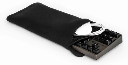 GRIFITI Chiton Fat 14 7" x 14" Neoprene Keyboard Sleeve Cover For 14 Inch Tenkeyless Mechanical & Standard 10keyless Keyboards Portable Case - Extra Pocket for Cable, Computer Mouse or Gaming Trackpad