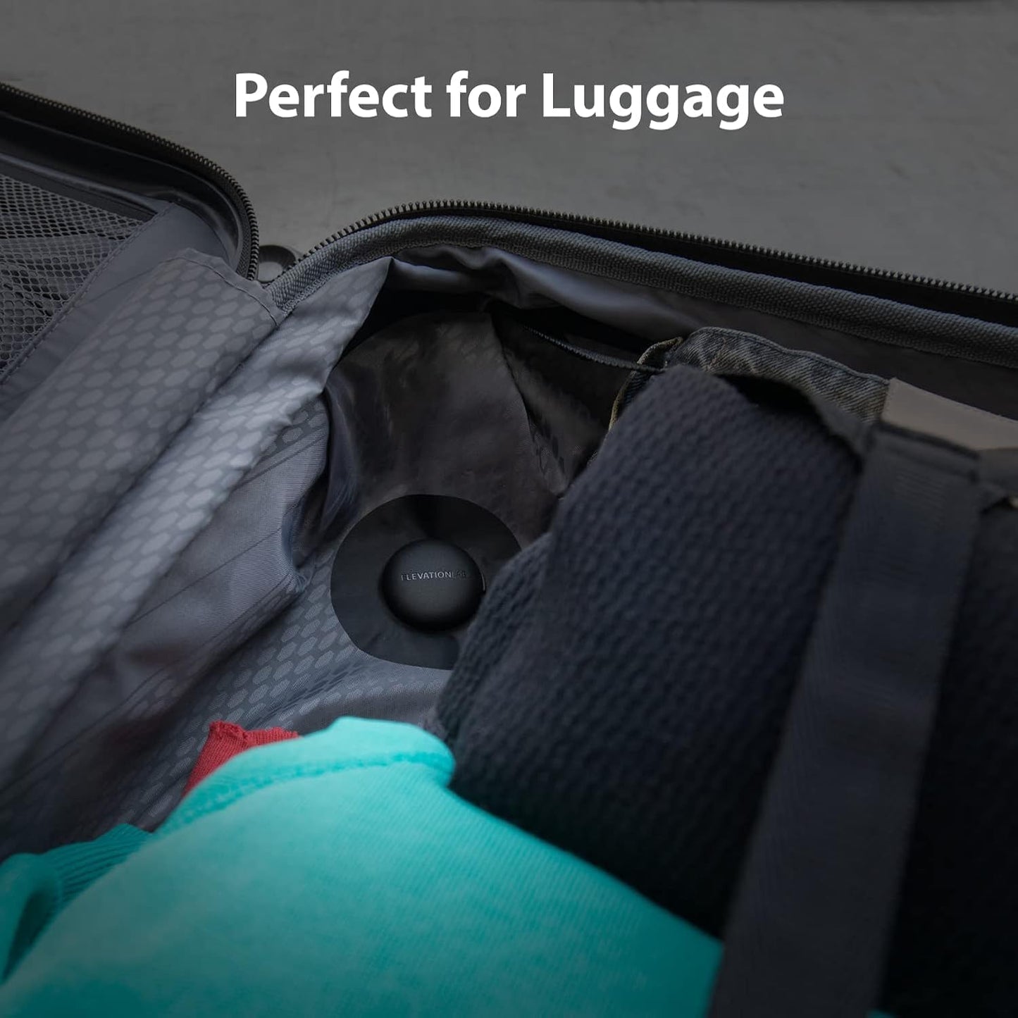 Elevation Lab AirTag Fabric Mount - TagVault™ - The First AirTag Fabric Mount | Secure & Discreet | for Luggage, Purses, Backpacks, & Jackets (4 Pack)