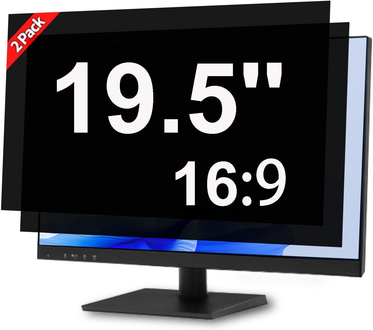 Hanging 15.6 Inch Laptop Privacy Screen Blue Light Screen Protector Anti Glare Anti-Scratch Laptop Privacy Screen Shield 15.6 Inch 16:9 Aspect Ratio