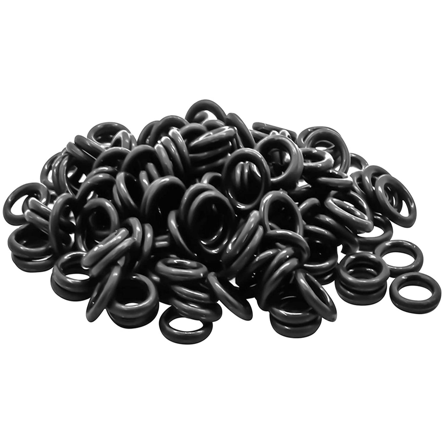 120Pcs Clear Rubber O-Ring Keyboard, O-Rings Keycaps, Switch Dampeners Keycap, for Cherry MX Key Switch Keyboards Dampers,White