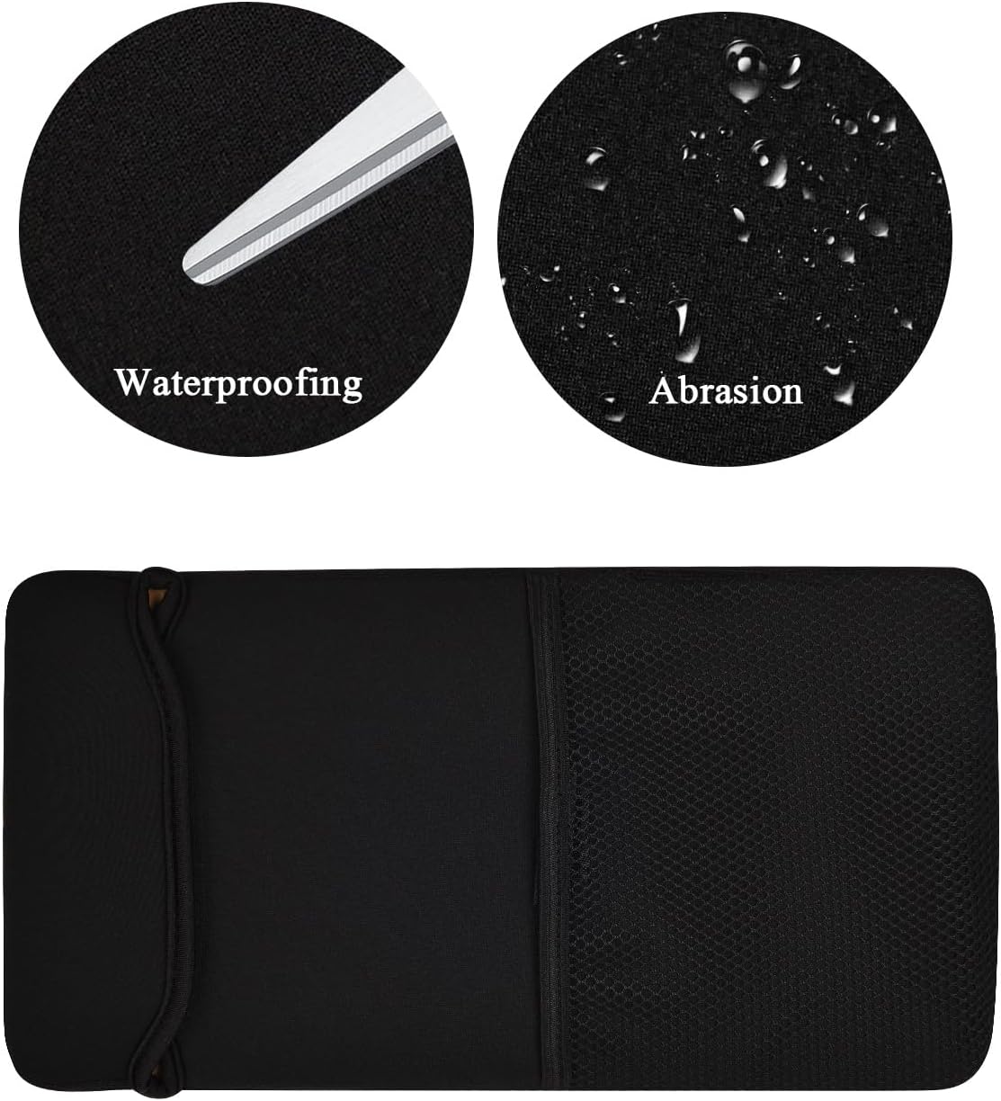 Carrying Bag Keyboard Travel Protective Sleeve Waterproof Neoprene Case for Logitech Pebble Keys 2 K380s Wireless Bluetooth Keyboard