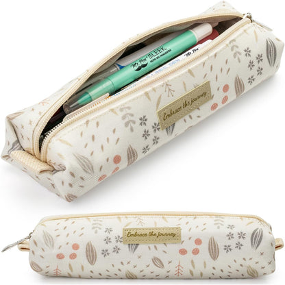 Mr. Pen- Cute Pencil Case Pouch, Multipurpose Canvas Bible Pencil Pouch, Smooth Zipper, Premium Material, Neat Stitches, Ideal for Stationery, Cosmetics, Electronics, School, Office, Travel