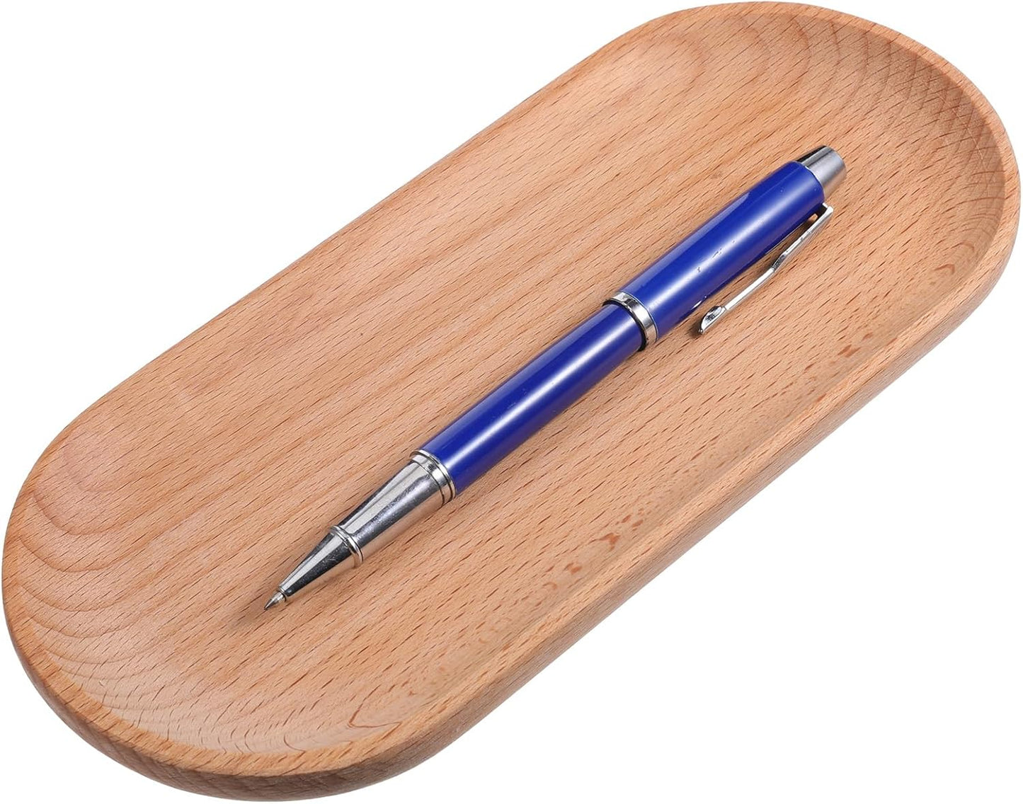 Pen Tray Wooden Pencil Tray for Desk Wood Pencil Holder Wooden Desk Accessories Suitable for Home, Office Art Accessories