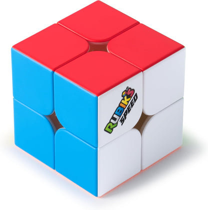 Rubik’s Cube, Timer Stand, Clear Display Device for WCA Speedcubers, Track Your Time to Solve Brain Teaser Puzzle for Adults, Problem-Solving Brain Teaser Fidget Toy for Kids, Ages 8 & Up