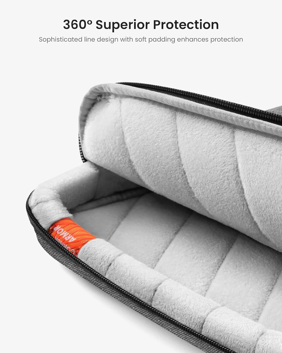 tomtoc 360 Protective Laptop Shoulder Bag for 16-inch MacBook Pro M5/M4/M3/M2/M1 Pro/Max 2026-2019, Water-resistant Sleeve for Dell XPS 15 Surface Book 3 The New Razer Blade 16