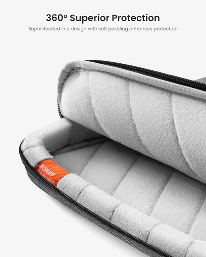 tomtoc 360 Protective Laptop Shoulder Bag for 16-inch MacBook Pro M5/M4/M3/M2/M1 Pro/Max 2026-2019, Water-resistant Sleeve for Dell XPS 15 Surface Book 3 The New Razer Blade 16