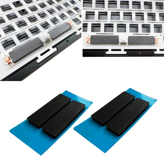 PORON Materials Spacebars Dampener Silencers Pad for Mechanical Keyboards to Minimize Noise and Increase Longevitys