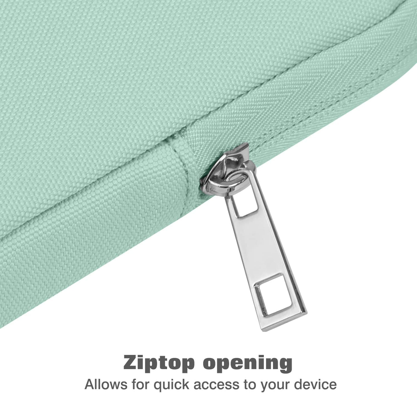 MoKo 7-8 Inch Tablet Sleeve Bag, Polyester Pouch Cover Case Fits iPad mini (A17 Pro) 8.3" 2024, iPad mini 6/5/4/3/2/1, Samsung Galaxy Tab S2 8.0, Tab A 8.0, ZenPad Z8s 7.9,Black