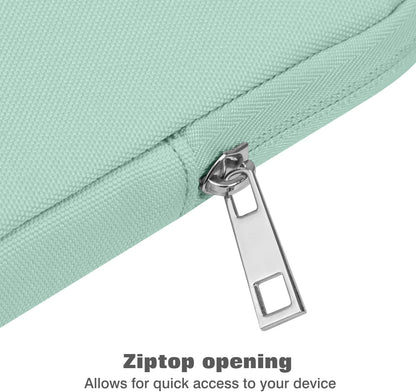 MoKo 7-8 Inch Tablet Sleeve Bag, Polyester Pouch Cover Case Fits iPad mini (A17 Pro) 8.3" 2024, iPad mini 6/5/4/3/2/1, Samsung Galaxy Tab S2 8.0, Tab A 8.0, ZenPad Z8s 7.9,Black