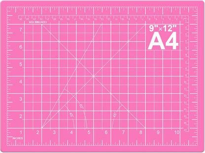 DIYSELF Cutting Mat 12in×18in, Cutting Mats for Crafts, Self Healing Cutting Mat A3, Fabric Cutting Mats Double Side for Sewing, Quilting, Craft Mat for Desktop, Matting & Mounting Materials