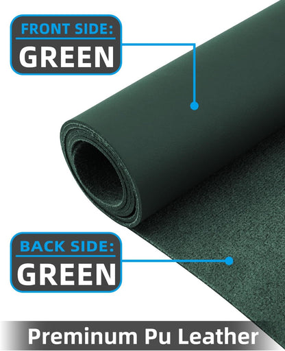 Leather Desk Pad Protector, Office Desk Mat, Large Mouse Pad, Non-Slip PU Leather Desk Blotter, Laptop Desk Pad Desk Accessories for Office and Home (Black, 40" x 17")