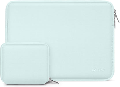 MOSISO Laptop Case 13.3 inch, 13-13.3 inch Laptop Sleeve Bag Compatible with MacBook Air/Pro 13/Pro 14 M5 M4 M3 M2 M1, HP Dell ASUS Lenovo, Neoprene Computer Sleeve Bag with Small Case, Baby Pink - Colors B