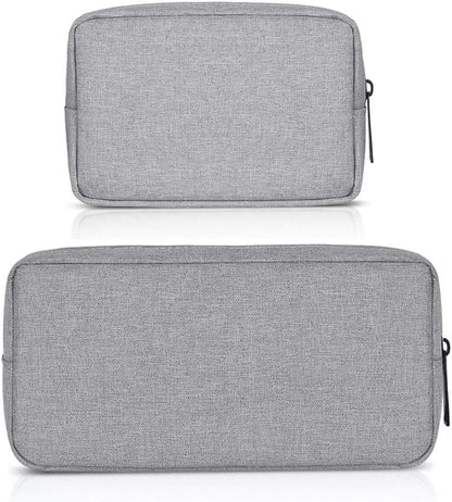 Universal Electronics/Accessories Soft Carrying Case Bag, Durable & Light-weight,Suitable for Out-going, Business, Travel and Cosmetics Kit (Small-Black)