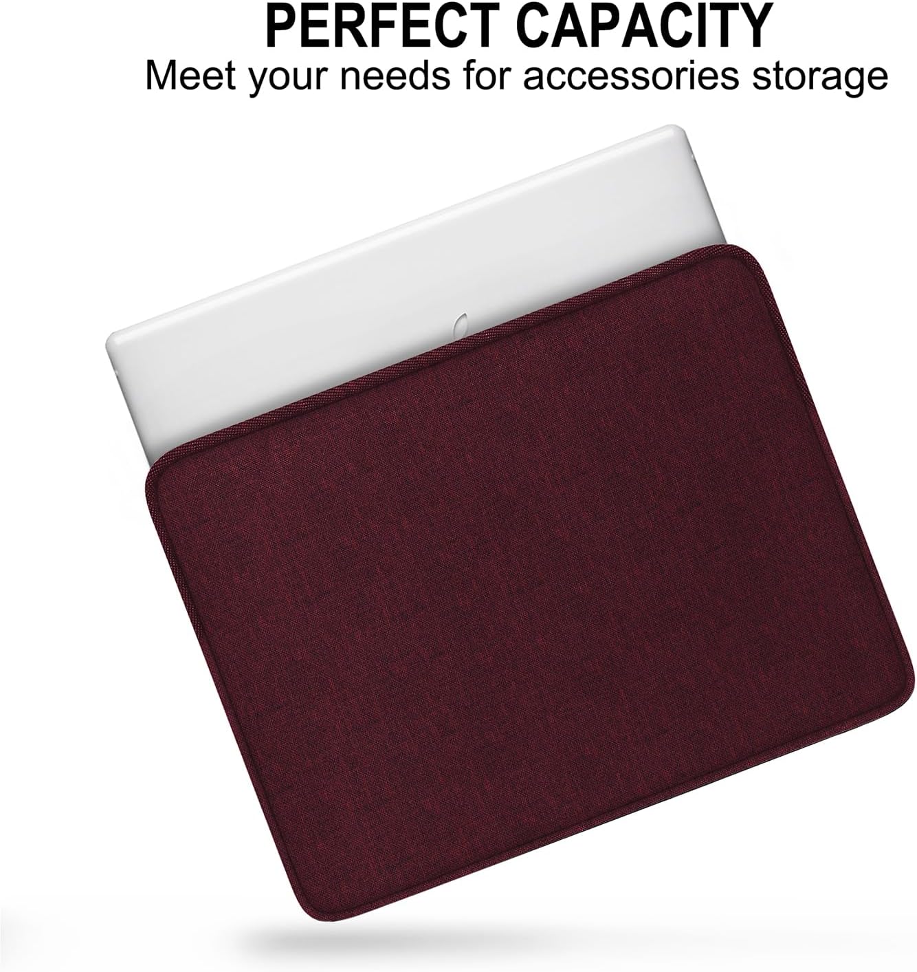 Laptop Sleeve 15.6 Inch, Shockproof Protective Traveling Computer Case, Water Resistant Portable Laptop Carrying Bag Compatible for Lenovo, HP, Dell, Asus,MacBook, Notebook, Black