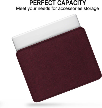 Laptop Sleeve 15.6 Inch, Shockproof Protective Traveling Computer Case, Water Resistant Portable Laptop Carrying Bag Compatible for Lenovo, HP, Dell, Asus,MacBook, Notebook, Black