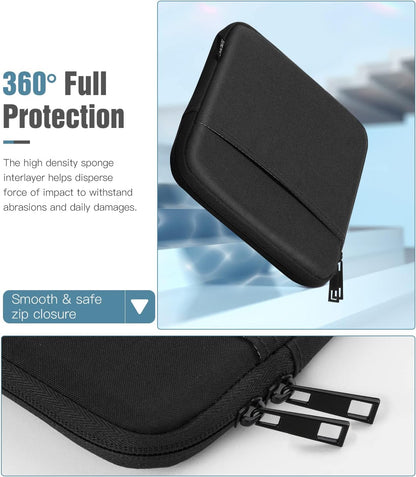 TiMOVO 9-11" Tablet Sleeve Bag for iPad 11-inch A16 2025, iPad 10.9"/10.2"| Air 11 Inch/5th/4th Gen. 10.9", Galaxy Tab A9+/A11Plus 11", Protective Bag Fit Smart Keyboard, Dusty Blue