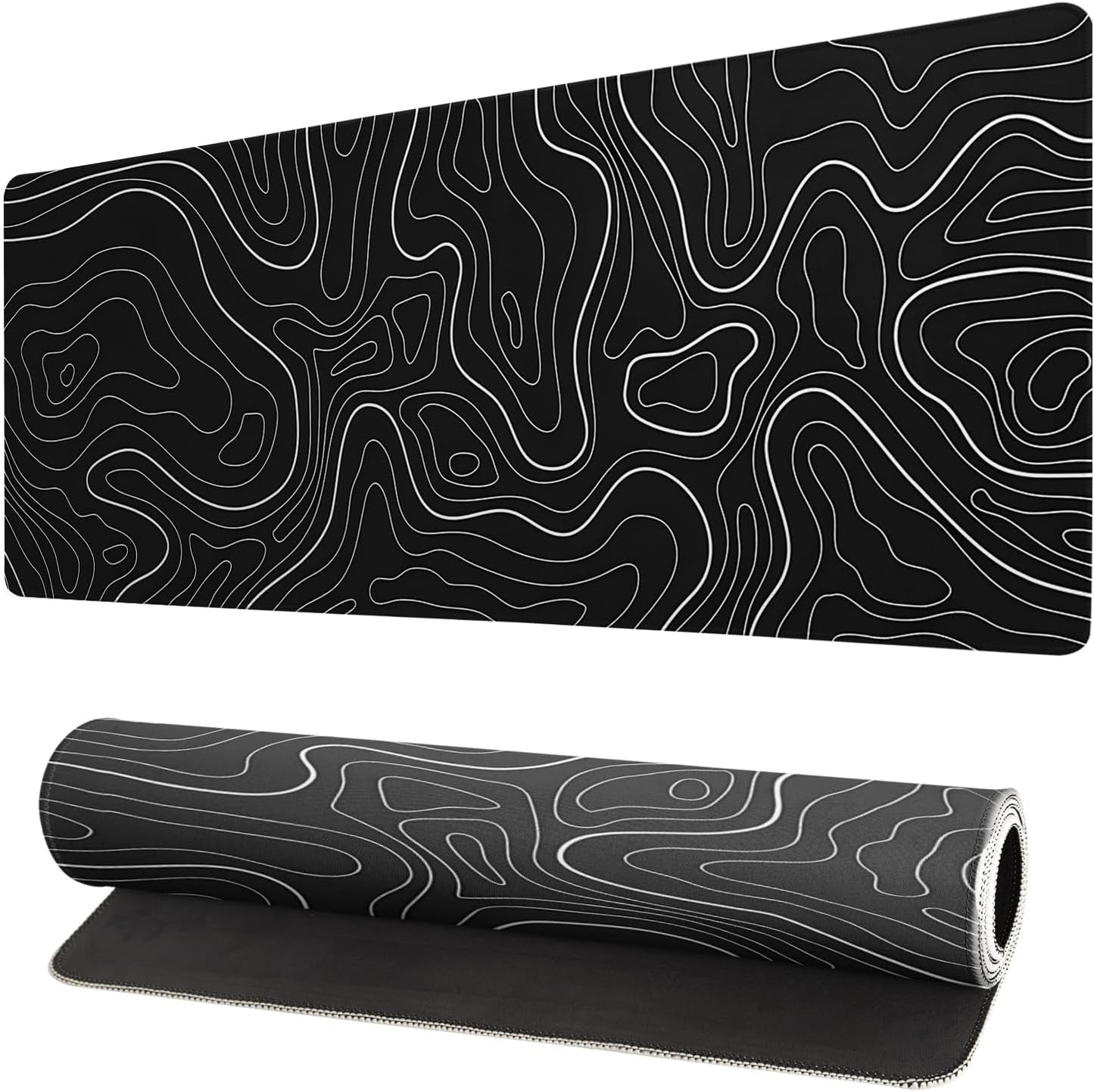 Japanese Mouse Pad, Large Japanese Desk Mat, XL Anime Gaming Keyboard Mat, Non-Slip Rubber Base, Big Extended Desk Protector for Home Office, 31.5”x11.8”