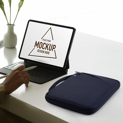MoKo 9-11 Inch Tablet Sleeve Carrying Case with Handle, Padded Protective Travel Bag for New 11-inch iPad Air 4 2026/Pro M5/ A16, iPad 10th/Air 5/4th 10.9, i-Pad 9/8th 10.2,Tab S9/S8 11, Black