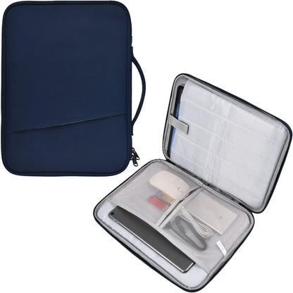 12-12.9 Inch Tablet Sleeve Bag for 12.4" Samsung Galaxy Tab S10+ S9+ Plus/S8+/S7+ Plus/S7 FE,13" iPad Air M4 M3 M2/iPad Pro M5 M4/Pro 12.9"/Microsoft Surface Go 2 12.4"/Pro 11 10 Carrying Case-Black