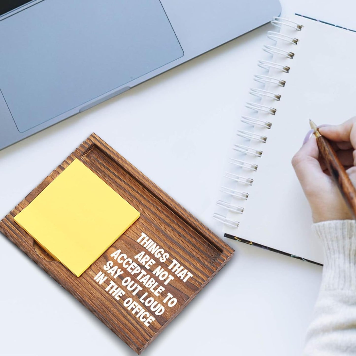 You Got This Sticky Note Holder, Inspirational Desk Organizer, Motivational Gift for Friends, Coworkers, Teachers, Self-Stick Note Pad Holders EDP126