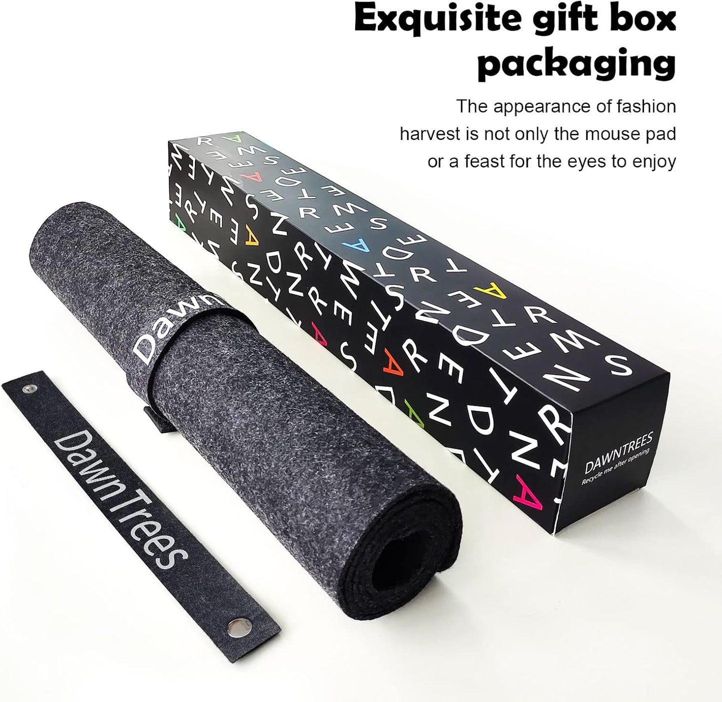 Large Felt Desk Mat,39.4''x19.69'' Non-Slip Desk Mat,Desk Pad Protector for Keyboard, Computer,Desk Accessories for Home and Office,100x50CM Full Desk Mouse pad (Dark Grey)