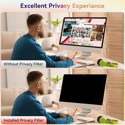 Magnetic Privacy Screen for Microsoft Surface Laptop 7 13.8 Inch, Removable Anti Glare Blue Light Filter, 13.8 In Anti Spy Black Security Private Block Screen Protector