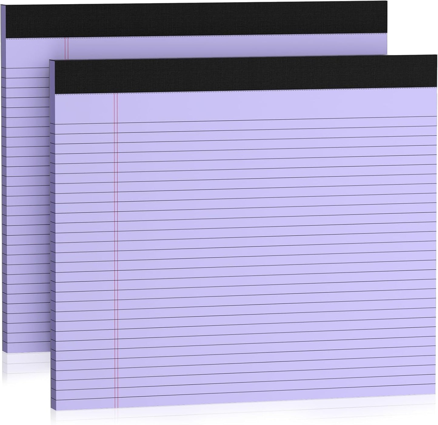 2 Pcs Note Pads 11" x 9.5" Legal Pads College Ruled Notepad Micro Perforated Writing Pads White Lined Paper 80GSM College Ruled Paper Pad of Paper 30 Sheets Notebook for School, To-Do Lists, Office
