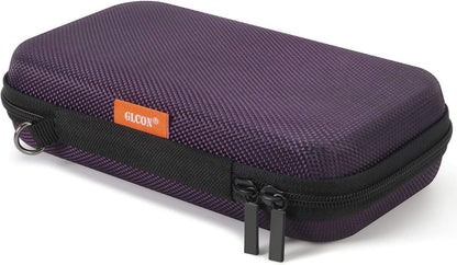 Portable Protection Hard EVA Case for External Battery, Cell Phone, GPS, Hard Drive, USB/Charging Cable, Small Carrying Bag Mesh Inner Pocket, Zipper Enclosure, Universal Travel Pouch Bag