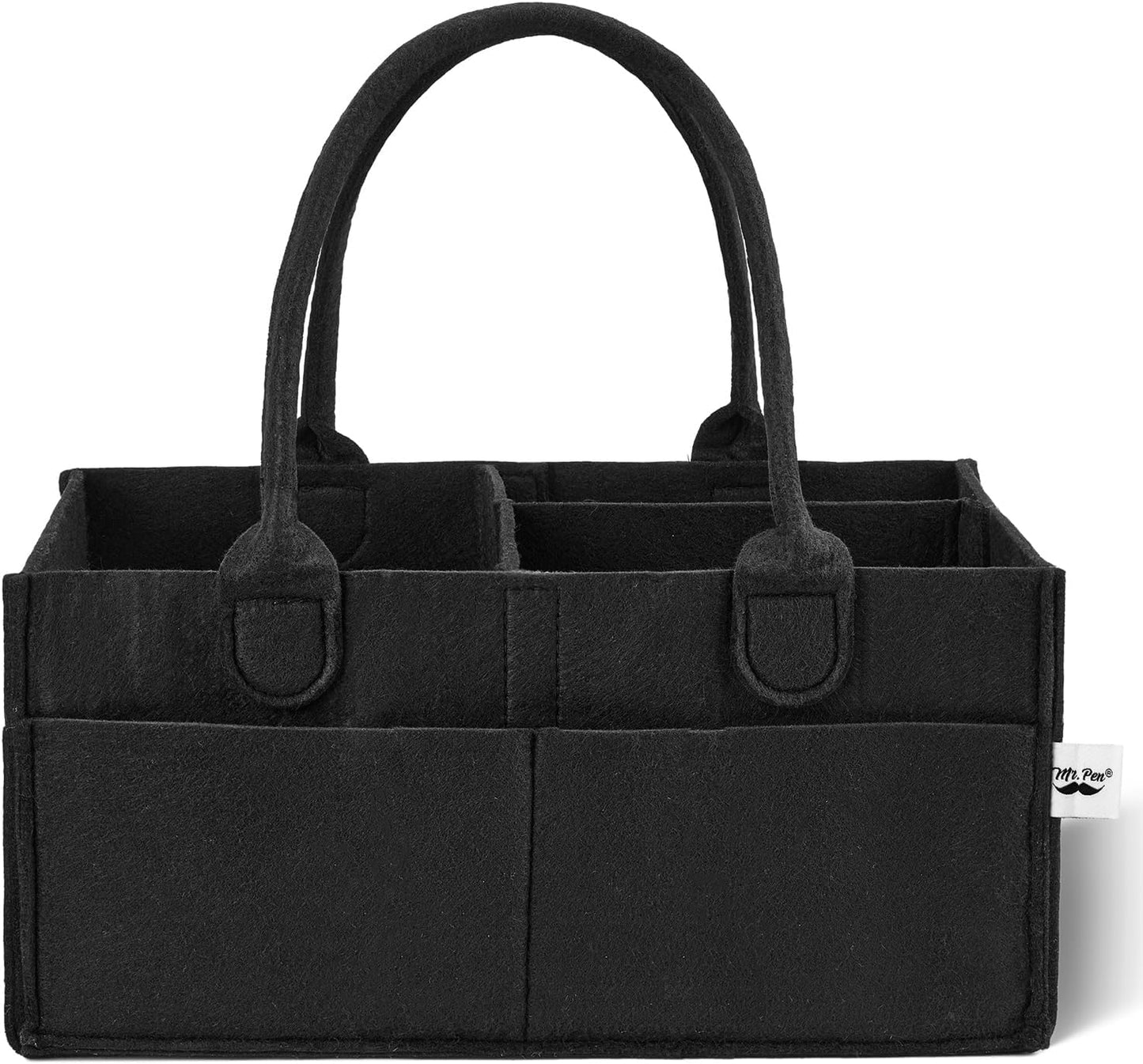 Mr. Pen- Baby Diaper Caddy Organizer, Gray, Medium, Nursery Storage Bin and Car Organizer for Diapers and Baby Wipes