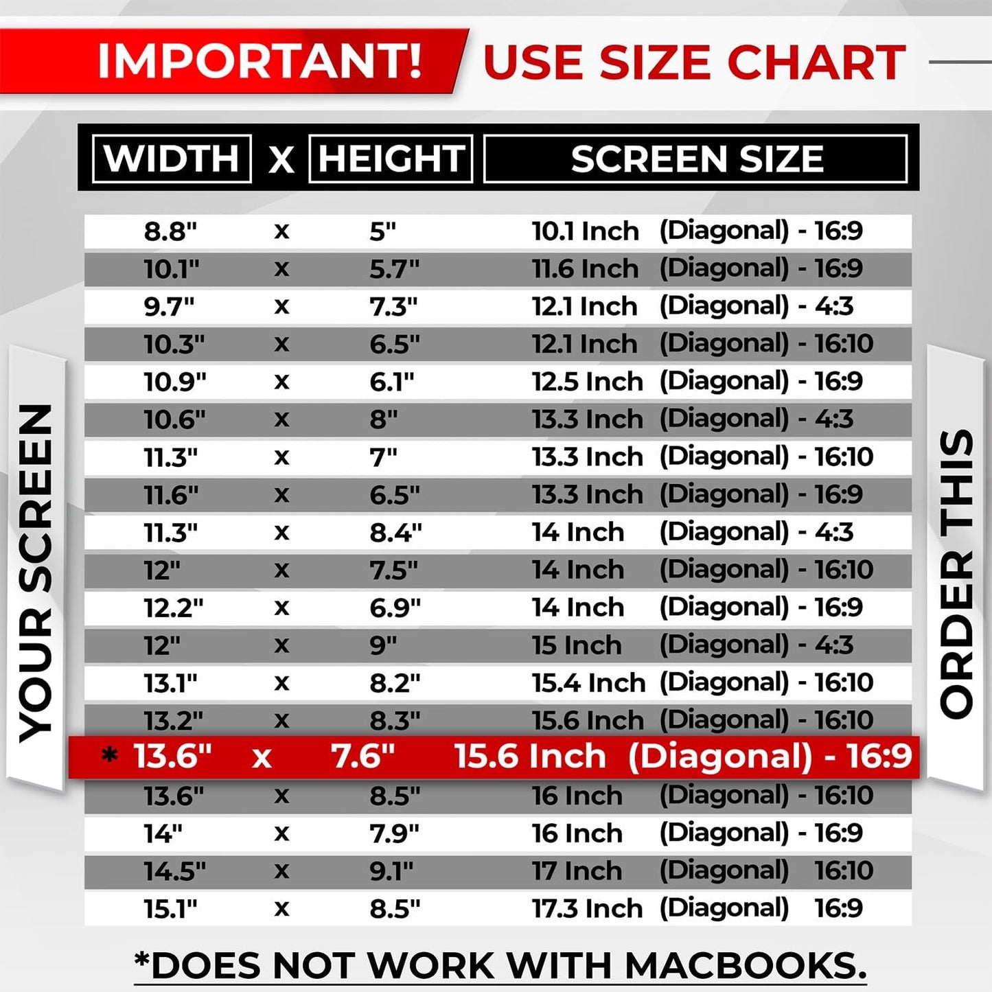 SightPro Magnetic Laptop Privacy Screen 14 Inch 16:9 - Patented Removable Laptop Privacy Filter Shield and Protector