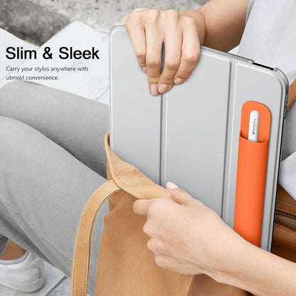 MoKo Pencil Case Holder, Adhesive Silicone Pencil Protected Sleeve Compatible with Apple Pencil Pro/ (USB-C)/ 1st/ 2nd Generation, Similarly Sized Styluses Accessories, Black