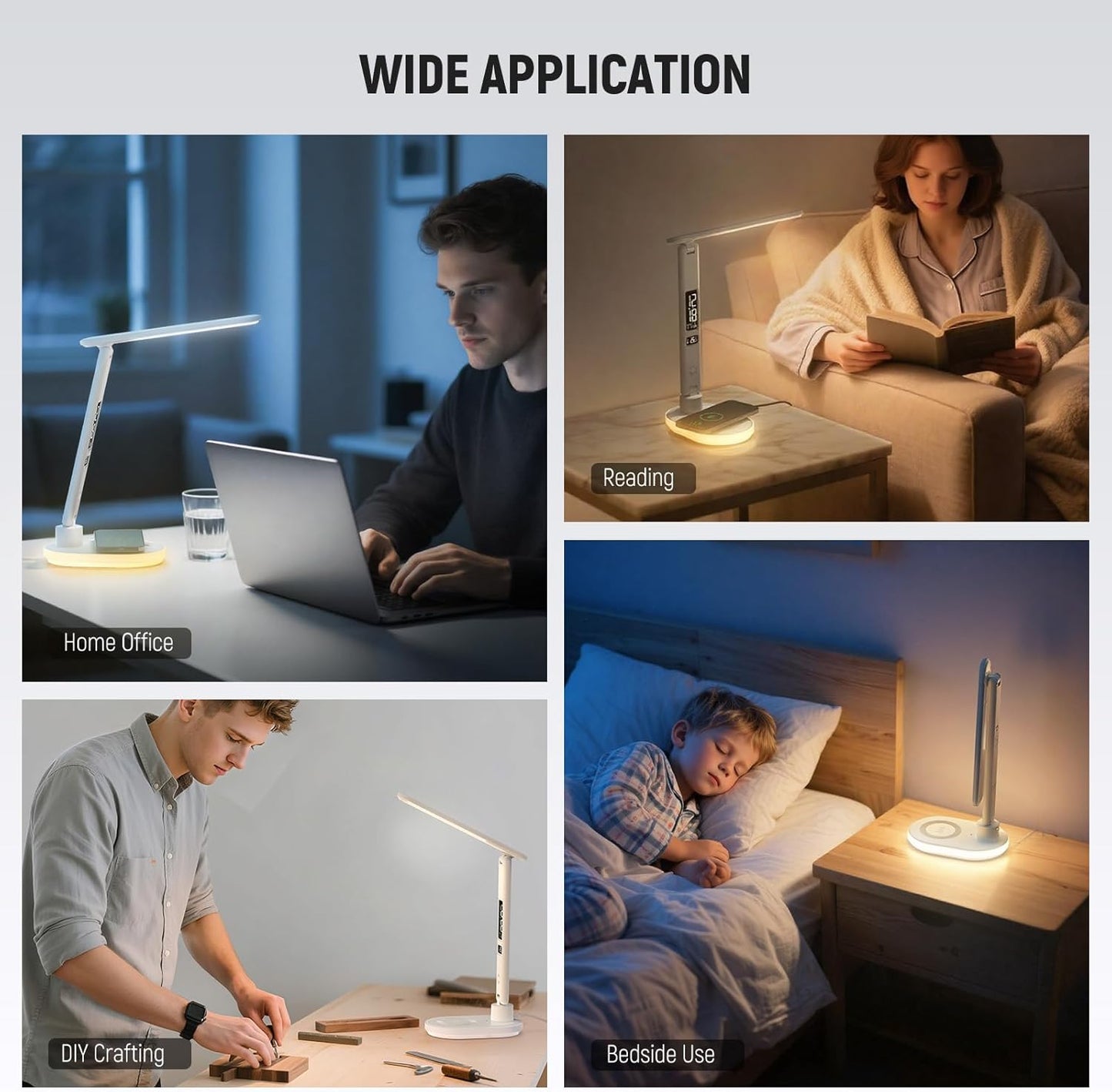 NEEWER Entry Level Version 32" LED Light with Clamp for Desk Home Office Dorm Designer Drafting, 20W Dual Computer Monitor Architect Lamp Bar, Flexible Overhead 2200lux/Remote/5 Modes CRI80+, N21