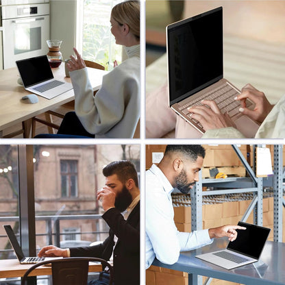 Peslv Magnetic Privacy Screen for Surface Laptop 6/5/4/3/2/1 13.5 Inch, Removable Anti Blue Light Glare Filter, Black Security Private Apy Block Protector