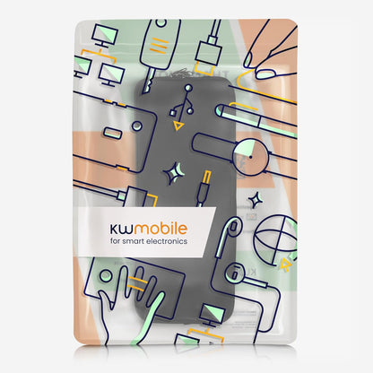 kwmobile Neoprene Case Compatible with iClever BK10 Wireless - Case for Keyboard Soft Travel Sleeve - Black