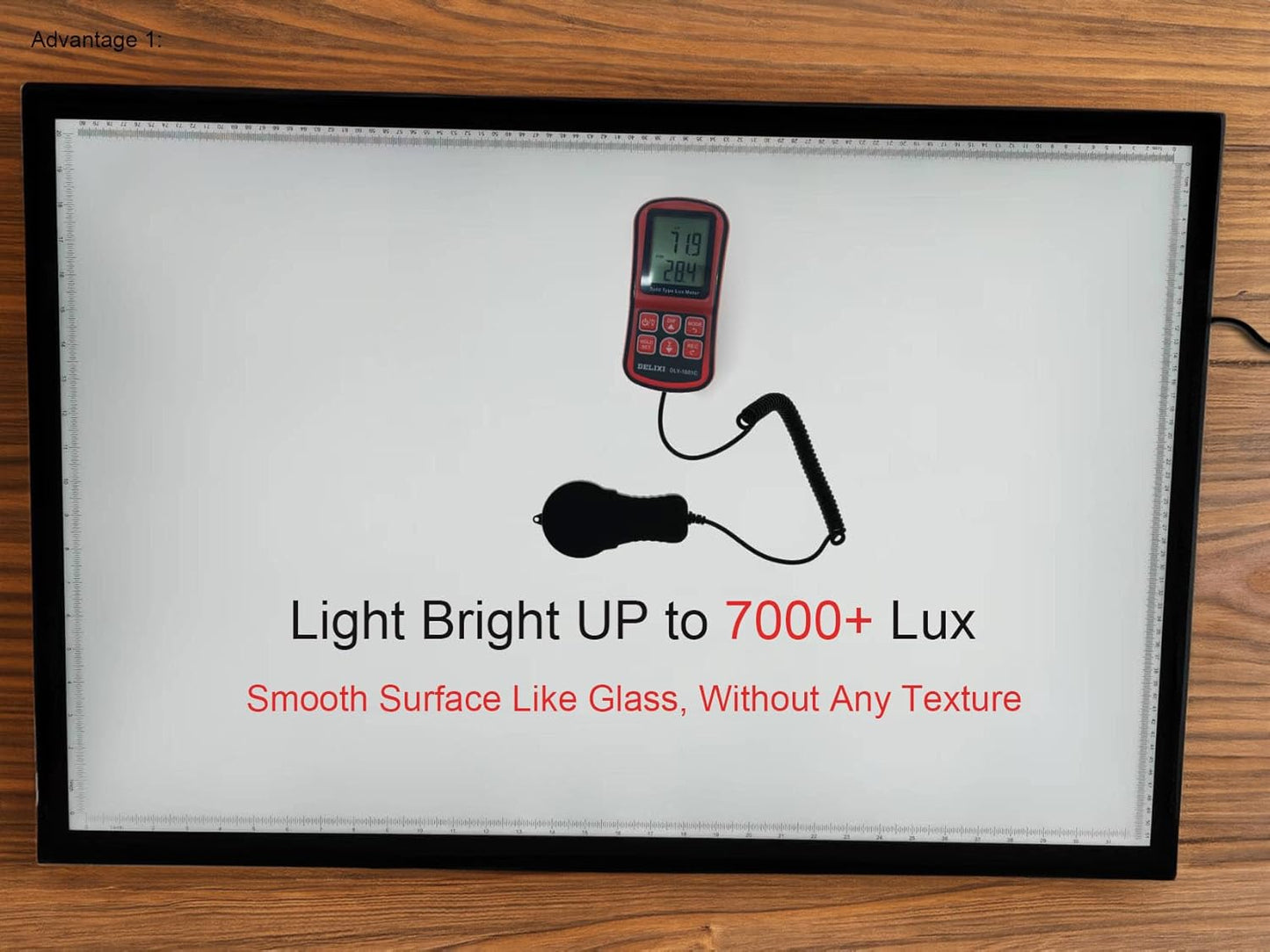 WELZK Light Board A3, 16.6×12.6inchs Light Pad, Side Button Design, 9 Levels/Stepless Dimming, Light Box Widely for Diamond Painting, Tracing, Weeding Vinyl etc.