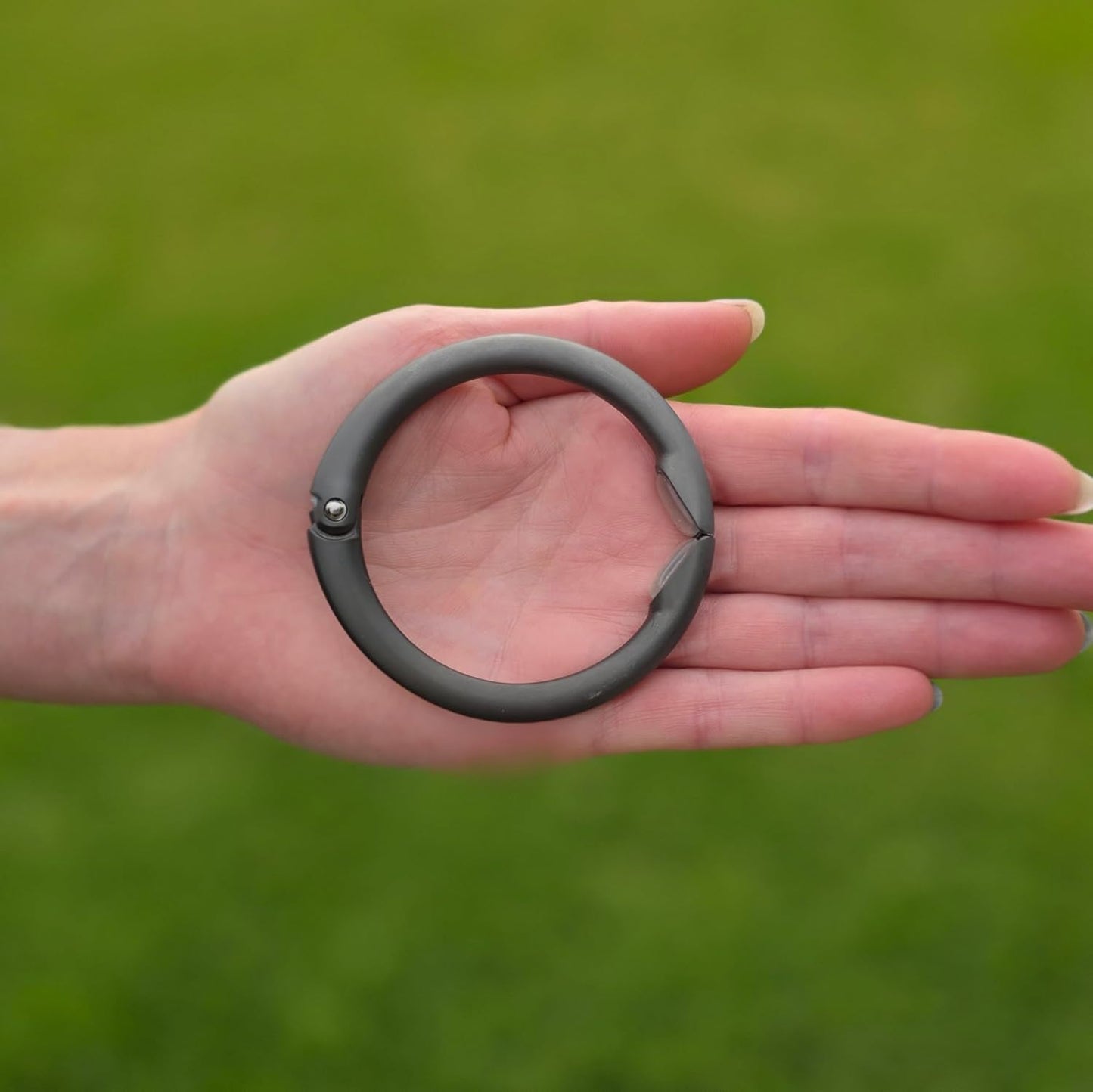 Clipa Bag Hanger - The Ring that Opens Into a Hook, Closes Automatically | Hangs Almost Anywhere in Just 1/2" of Space | Holds 33 lbs | 9 Styles | 3 yr Warranty