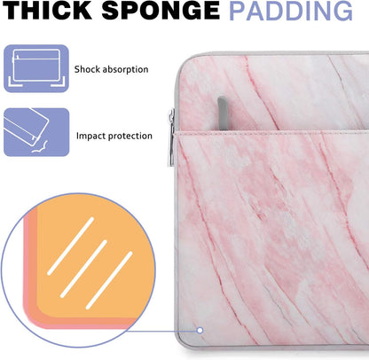 MoKo 9-11 Inch Tablet Sleeve Bag Carrying Case Fits iPad Pro 11 M5/Air M3, iPad A16 2025, i-Pad 10th 10.9, i-Pad 9/8/7th Gen 10.2, iPadAir 5/4th 10.9, Tab S8 11"/Tab A 10.1,Cloudy Pink