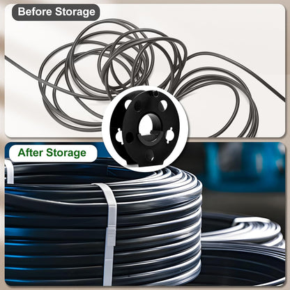 Portable Heavy Duty Cord Storage Reel 1 Pack Easy to Use with Center Rotating Handle 100 Feet for Outdoor Activities