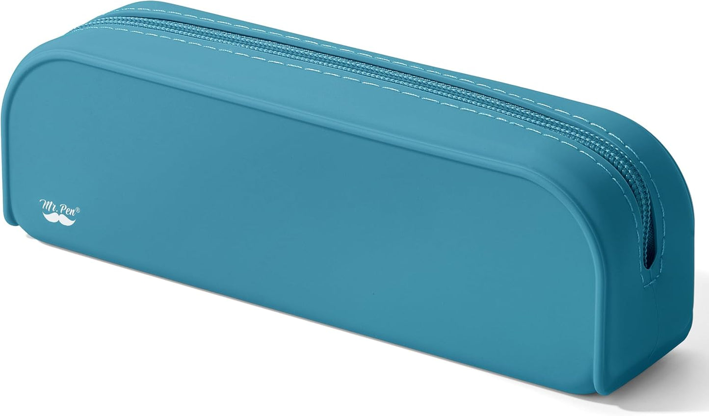 Mr. Pen- Silicone Pencil Case, Aesthetic Pencil Bag for Women, Makeup Pouch, Multifunctional Pouch for Stationery, Cosmetics and Electrical Goods Storage