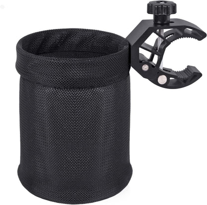 UNIGT Motorcycle Cup Holder, ATV Drink Holder with 0.6"-1.75" Alligator Clamp, 32oz Bike Water Bottle Holder Accessories for Motorcycle, Wheelchair, UTV, Scooter, Boat, Golf, Tractor, Walker