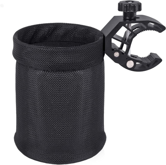 UNIGT Motorcycle Cup Holder, ATV Drink Holder with 0.6"-1.75" Alligator Clamp, 32oz Bike Water Bottle Holder Accessories for Motorcycle, Wheelchair, UTV, Scooter, Boat, Golf, Tractor, Walker